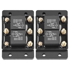 130886 Farpida 2피스 5541100 24452 전진 및 역방향 릴레이 모듈 타프 또는 윈치 모터 제설기 리프트 교체 ATP0110 12VDC 50A 극성 마린 잭, 2Pcs