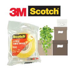 3M 스카치테이프 리필용테이프 18mm*15m*1매입, 1개, 투명