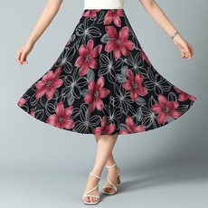 이너라인 찰랑찰랑 밴딩 치마 시원한 플레어 스커트