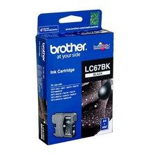 brother LC67BK 原廠墨水匣 (適用多款Brother印表機，色彩鮮明，列印品質穩定), 1個