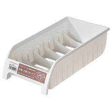 NAKAYA 碗盤收納架，廚房抽屜分隔整理，餐具收納盒，碗碟分類置物架, 平放-碗公架, 1個