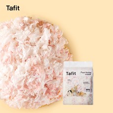 타핏 코지 페이퍼 햄스터 베딩 -다크핑크, 1개, 400g