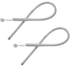 일리오시 ILLIOSI 스프링 바지 고무줄 끼우개, 2개, 실버