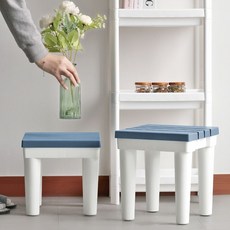 파스텔톤의 포인트 디자인 다양한 활용도 스툴 소 대, 이지룸스툴 소_그린