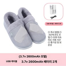 발열슬리퍼 오피스신발 수족냉증 발난로 온열 충전 신발 전기 방한 따뜻한 수족냉 보온 겨울