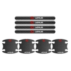 렉서스 호환 ES300 RX330 IS250 CT200h NX용 자동차 도어 핸들 보호 스티커 충돌 방지 스트립, 02 8pc