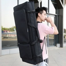 전자키보드 가방 61키 악기 오르간 검정색 운반 야마하, 1개, 기본 색상, 블랙 E363 373