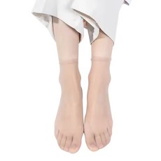 섹시한 팁토 고급 향균 발냄새 안 나는 시원한 시스루 섹시 투명 정장 승무원 양말 덧신 (여성용)