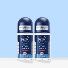 니베아 맨 데오드란트 롤온 쿨 앤 킥 50ml X 2개