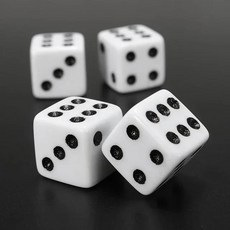 플라스틱 휠 스템 타이어 밸브 먼지 캡 자동차 골드 다이스 커버 자전거 부품, 색상: 2. White, 1개