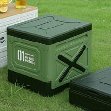 CAMPELLA 캠핑용 이동식변기 간이화장식 의자 노지 차박 야외 이동식 간이 접이식화장식, 1개, 그린