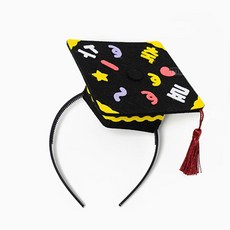 펠트 학사모 머리띠 만들기 키트 졸업 (축수료), 1