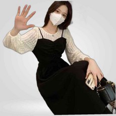 LETEO-나미나라 여자 데이트 소개팅 미팅 코디 검정 여성롱원피스쇼핑몰 나시 여자원피스쇼핑몰 보세원피스예쁜원피스