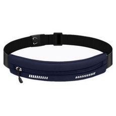 휘잇 빅포켓 경량 러닝 런닝 마라톤 벨트 가방, 네이비, 1개