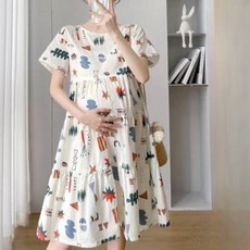 임부복 여름 반팔 롱 코디 니트 봄 캐주얼 빅사이즈 원피스 긴팔 투피스 하객룩 만삭 바지 스커트 상의 세트