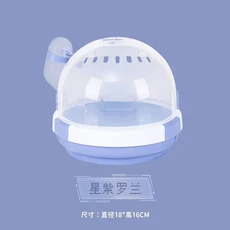 햄스터 여행용 케이지 소형 애완동물 운반 가방 물통 포함 기니피그 고슴도치 애완동물 가방 페럿 액세서리, 03 Violet