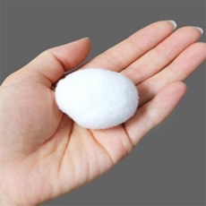 리노샵 뿅뿅이 40mm 퐁퐁이, 흰색