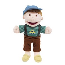 아빠랑 인형극놀이 소년 손인형 말하는손인형 유아놀이감 감각놀이 역할놀이, 1개