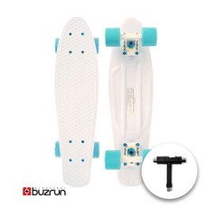 버즈런 27인치 크루져보드 티툴 증정 바퀴색상랜덤, 화이트, 1개