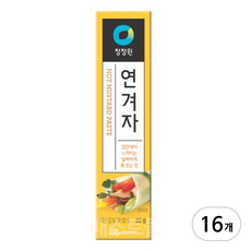 청정원 연겨자, 35g, 16개