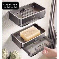 TOTO 304不鏽鋼紙巾盒, 肥皂盒槍灰色, 1個