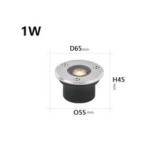 LED 조명 정원 지하 3W 5W 9W 야외 매장 경로 스팟 매몰 조명 얇은 IP67 방수 220V DC12V24V