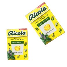 무설탕 스위스 허브캔디 리콜라 레몬민트 40g x 5개