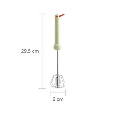 家用手動攪拌不鏽鋼打蛋器, 小鳥半自動打蛋器綠色 小號