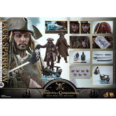 野獸國 Hot Toys《神鬼奇航》1/6 比例傑克史派羅 Jack Sparrow 可動人偶 DX15 (非DX06), 1個