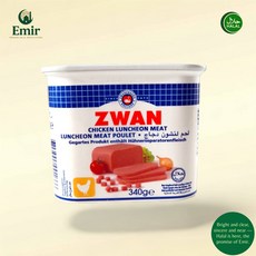 Zwanerberg Holland Halal Chicken Luncheon Meat (Canned Chicken Ham) 즈바너베르크 네덜란드 할랄 닭고기 런천미트 캔햄, 1개, 680g