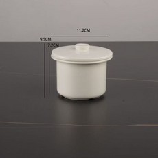 陶瓷隔水燉盅 燉湯 蒸蛋碗, 300ML, 1個