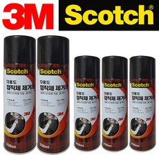 3M스카치 얼룩 잔사 스티커 접착제 제거제, EO옵션소형200ml3개EO옵션