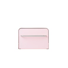 샤토에르 쪼꼬미 철제 수납장 미니 서랍장 협탁 대용 미니멀 소형가구 침대옆 정리 수납함 1인가구, 1개, 핑크