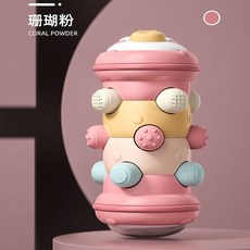 嬰幼兒 滾筒毛毛蟲玩具 益智啟蒙教具, 1個, 滾筒毛毛蟲(粉