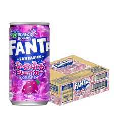 일본 환타 후루후루 쉐이커 그레이프 포도맛 흔들어 마시는 음료수, 30개, 180ml