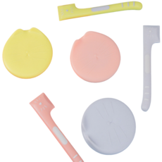 냥슬아치 캣페이스 고양이캔마개 덮개 스푼 세트, 그레이(덮개+스푼), 1세트