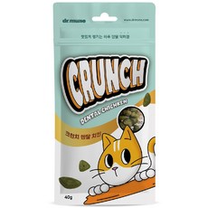 닥터뮨 크런치 덴탈 고양이 구강관리 간식, 40g, 1개