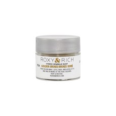 록시 & 리치 하이브리드 스파클 더스트 파우더 식용 색소 Roxy & Rich Hybrid Sparkle Dust Powder Food Color 2.5 Grams Golde, 골든 브론즈, 1개