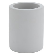 아르앤유 미니멀 규조토 원형 칫솔꽂이, 1개, 라이트 그레이