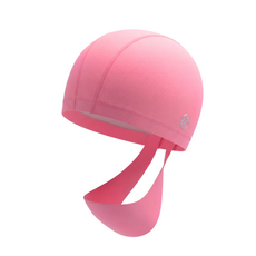 ZOKE 兒童泳帽 PU塗層防水 舒適護髮, 粉紅/螢光粉紅, 1個