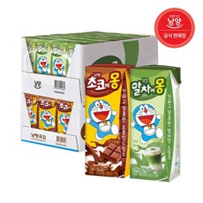 (혼합)말차에몽 190ml 24팩+초코에몽 190ml 24팩