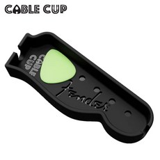 [Cable Cup] Fender® Telecaster® Headstock - 펜더 텔레캐스터 헤드스톡 모양 - 피크 케이블 정리 트레이, 1개