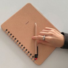 아이패드 크라프트 스프링노트 케이스, 원컬러