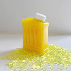 水晶寶寶 海綿寶寶 玩具 互動玩具 適閤多種玩具 植栽用水晶泥 戶外玩具 競技玩具 園藝用魔晶土 水晶土 專用 吸水珠, 黃色中瓶 約6w顆, 1個