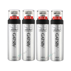 갸스비 무스 폼 슈퍼 하드 스타일링폼, 4개