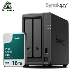 시놀로지 나스 DS725+2bay [16TB]HAT3310-16TBX1EA 기업용 NAS 합본