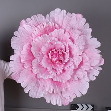 생화같은조화 대형 실크 인조 웨딩 모란 DIY 꽃용 거대한 배경 벽 다양한 크기, 핑크_30cm, 16.분홍색 - 30cm