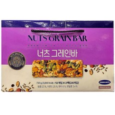 너츠 그레인바, 1개, 720g