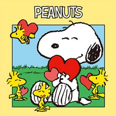 NS DIY 그리기 페인팅 피너츠 스누피 러브투유 25X25 도안색칠 캐릭터그림, 단품