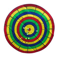 유아체육교구 공던지기 찍찍이 어린이 과녁판 상품, 1m 점수판 과녁판 + 공 12개, 1개